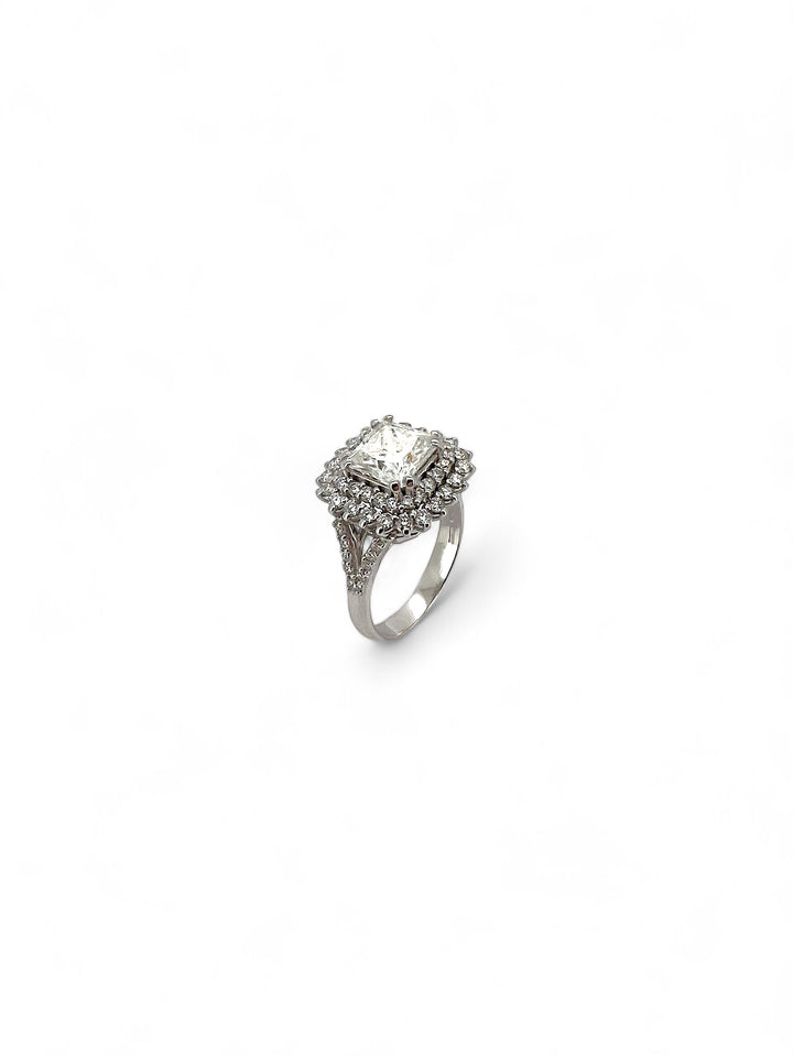 Ellegi Gioielli | Anello princess con moissanite