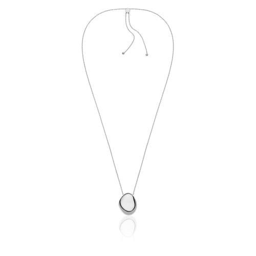 UNOAERRE | Collana lunga in argento boule