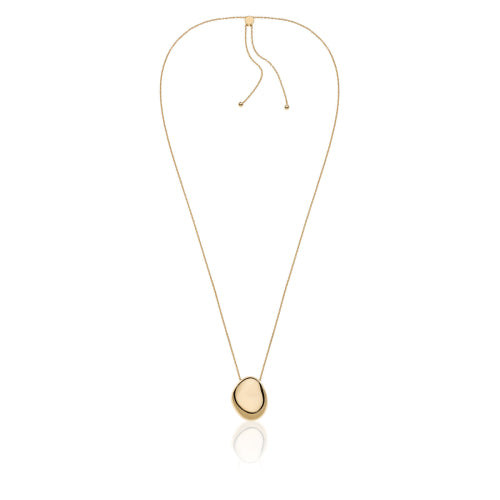 UNOAERRE | Collana lunga in argento  dorato boule