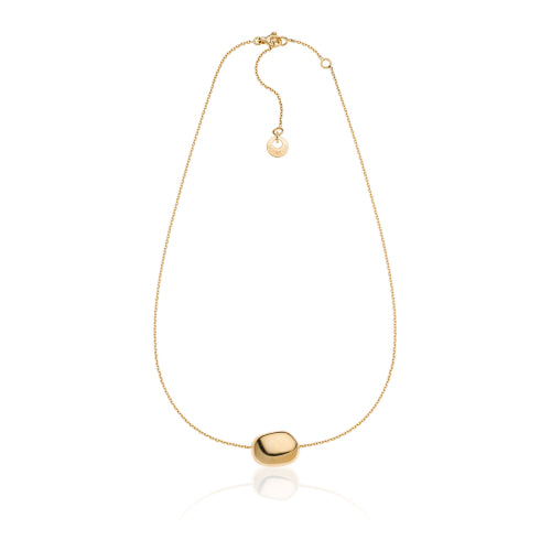 UNOAERRE | Collana media in argento dorato boule