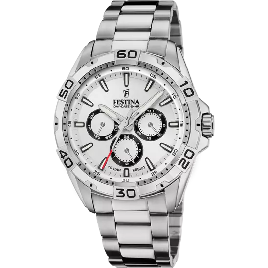 Festina | OROLOGIO FESTINA F20623/1 BLANCO CINGHIA ACCIAIO INOSSIDABILE 316L, UOMO