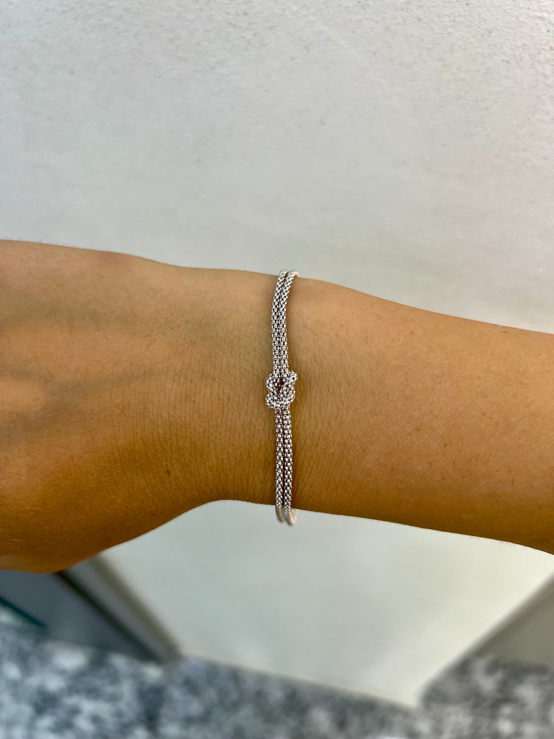 Ellegi Argento | Bracciale in argento con nodo piccolo