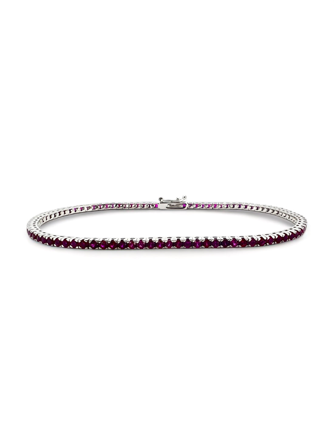 Ellegi Gioielli | Bracciale tennis pietre rosse