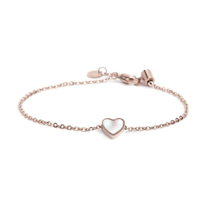 Marlù | Bracciale cuore madreperla