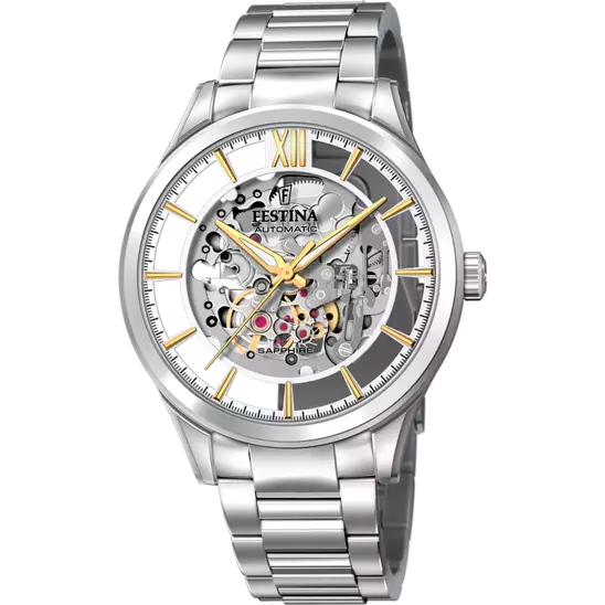 Festina | OROLOGIO FESTINA F20630/1 BIANCO CON CINTURINO IN ACCIAIO INOSSIDABILE 316L, UOMO