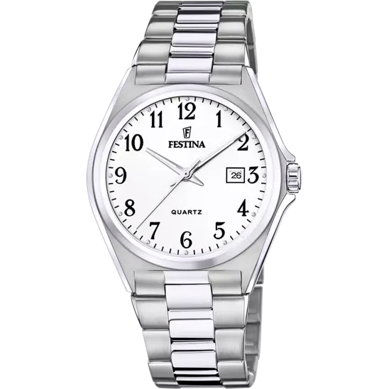 Festina | OROLOGIO FESTINA F20552/1 BIANCO CON CINTURINO IN ACCIAIO, UOMO