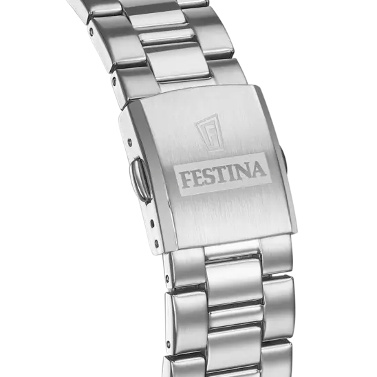 Festina | OROLOGIO FESTINA F20552/1 BIANCO CON CINTURINO IN ACCIAIO, UOMO