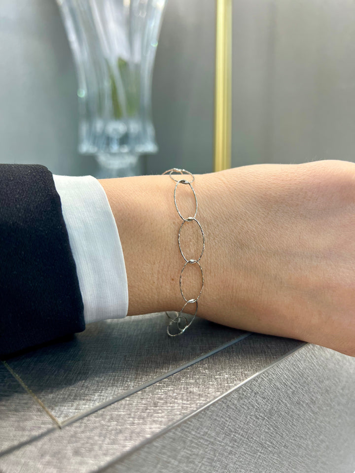 Ellegi Argento | Bracciale saldato maglia spagnola