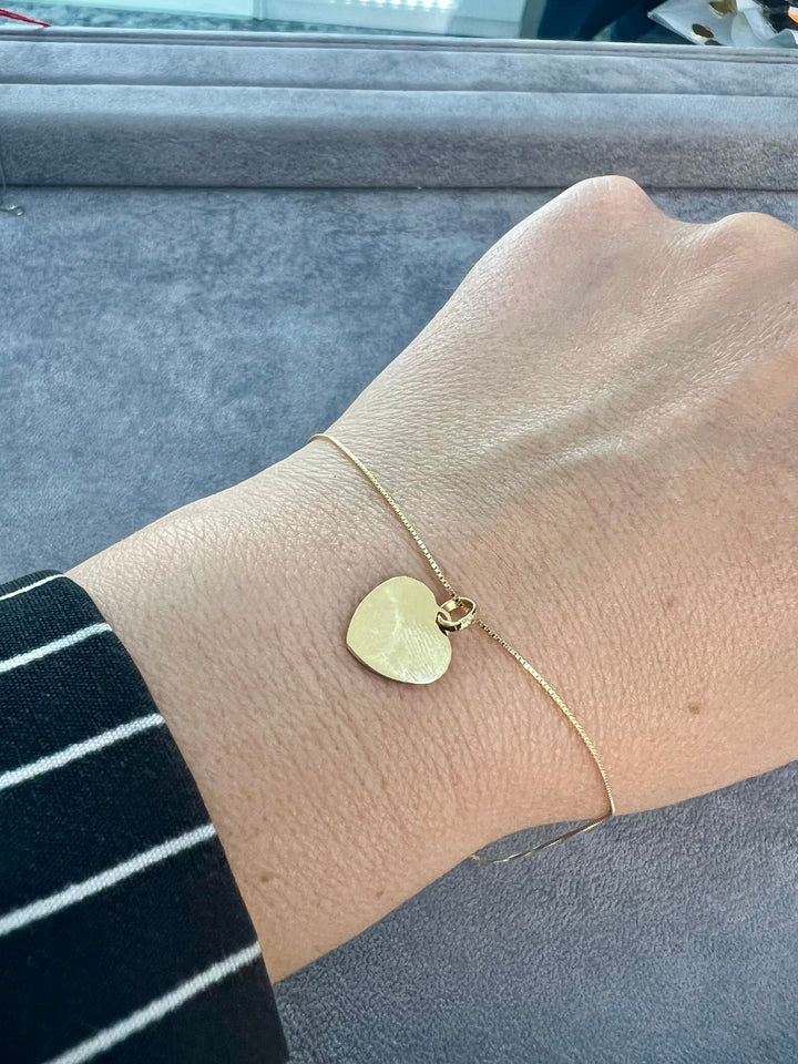 Ellegi Gioielli | Linea Micro ciondolo cuore grande in oro giallo