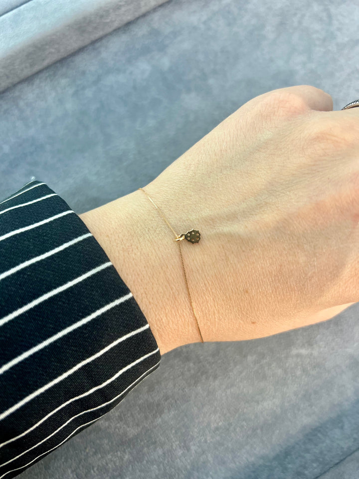 Ellegi Gioielli | Linea Micro ciondolo coccinella in oro rosa