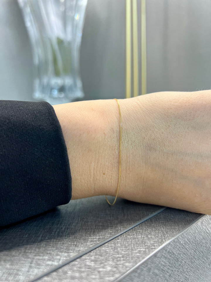 Ellegi Gioielli | Bracciale saldato maglia grumetta in oro giallo