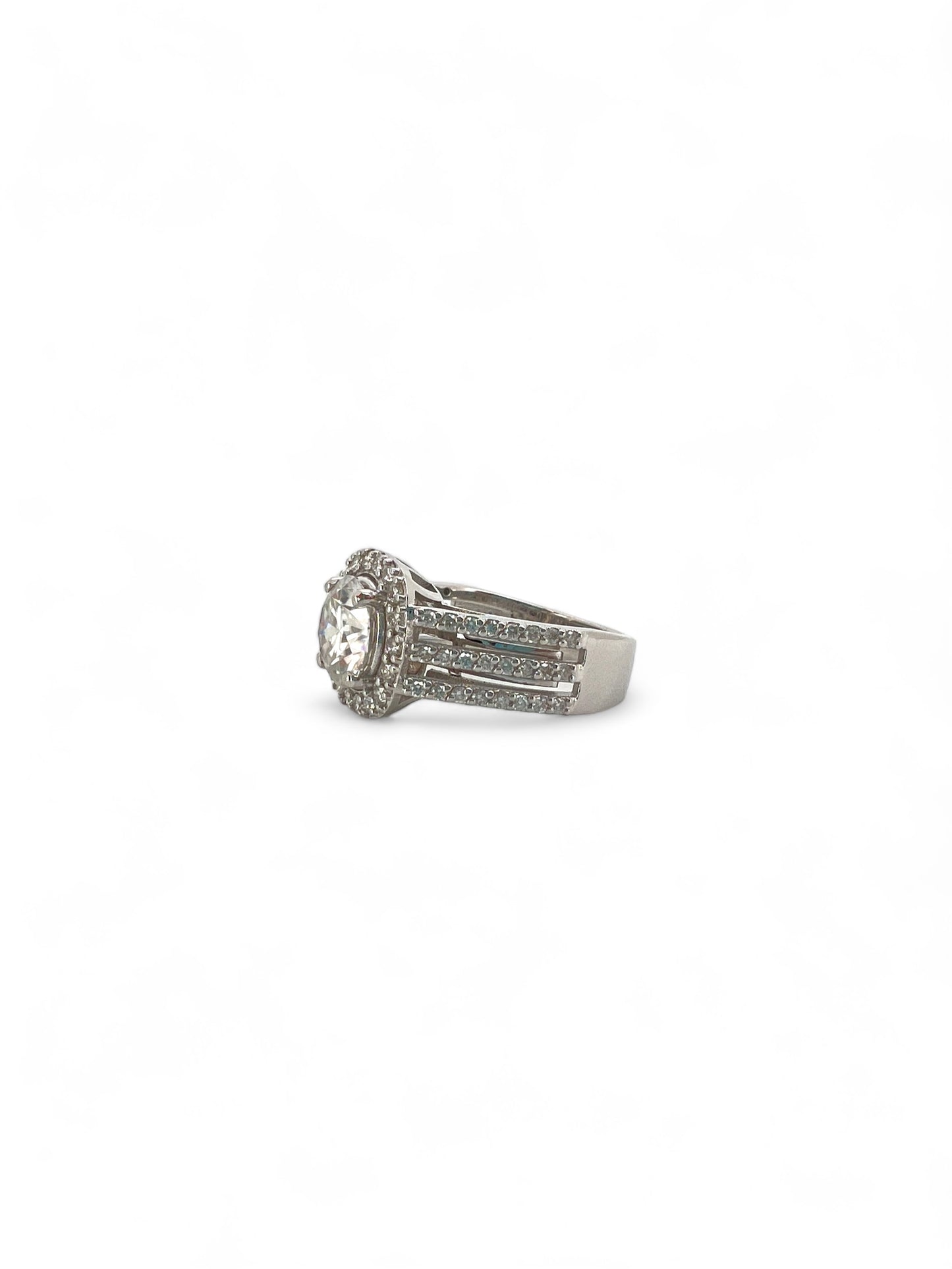 Ellegi Gioielli | Anello con moissanite ct.2,00