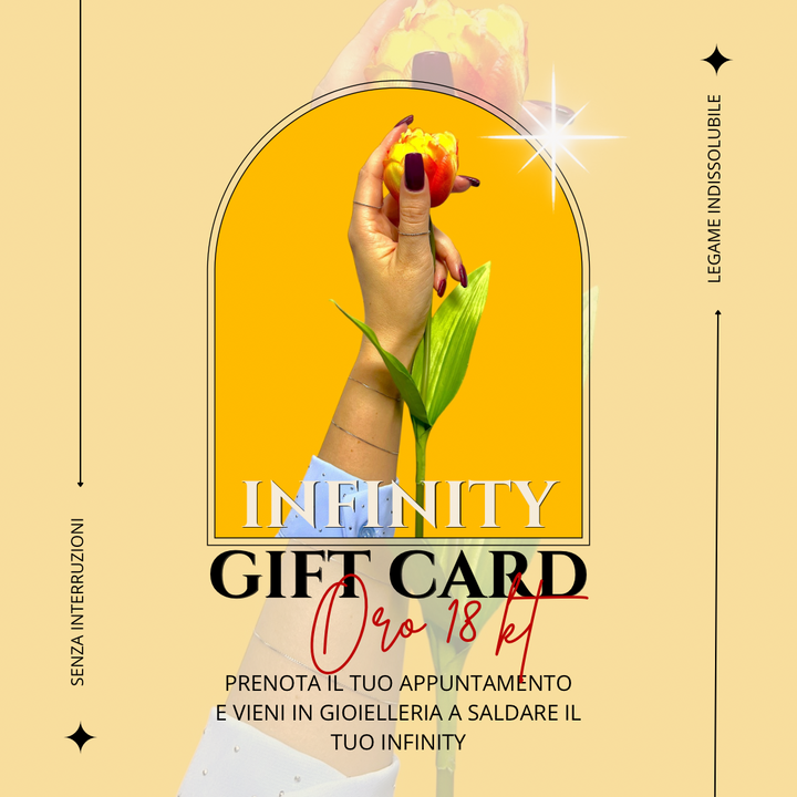 Infinity Card Oro 18KT