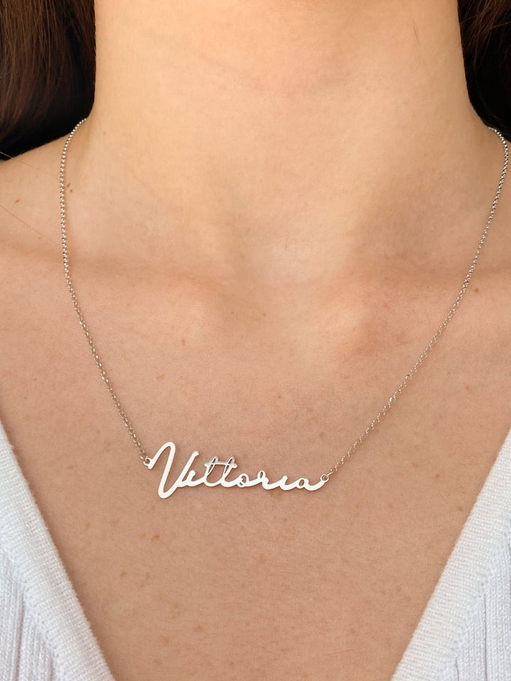 Le Scritte dell’Amore | Collana con nome in corsivo