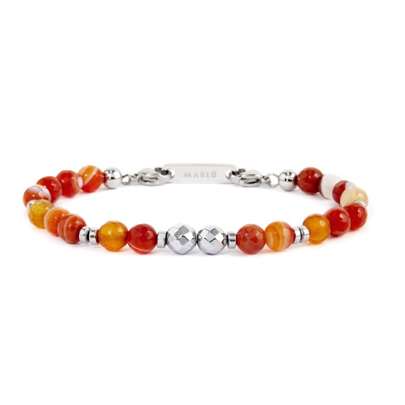 Marlù | Bracciale agata sfaccettata 6mm