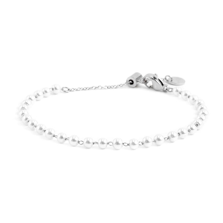 Marlù | Bracciale catena con perle 3,3mm