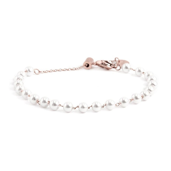 Marlù | Bracciale catena con perle 4,3mm