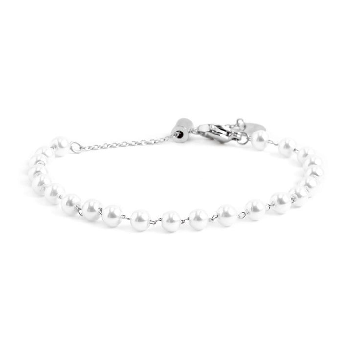 Marlù | Bracciale catena con perle 4,3mm