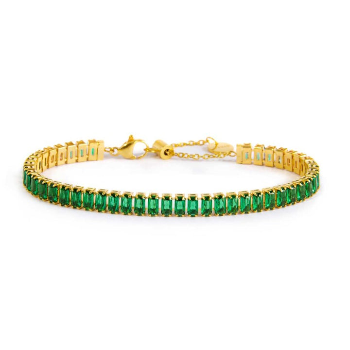 Marlù | Bracciale tennis zirconi baguette