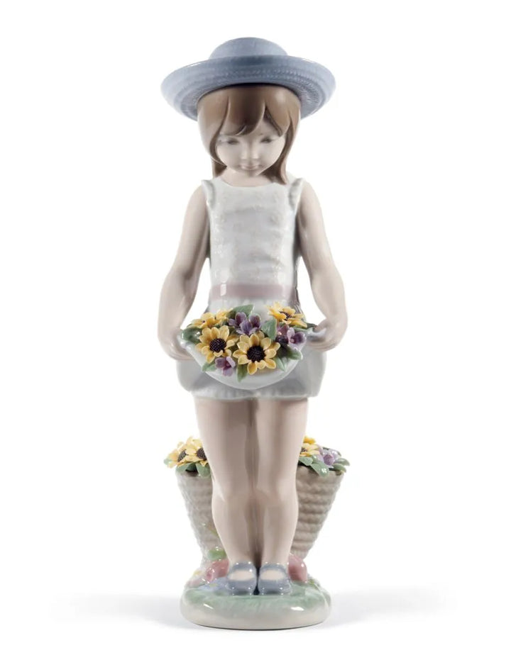 Lladrò Porcelain | Statuina "Fioraia" ( Ed. 60° Anniversario)