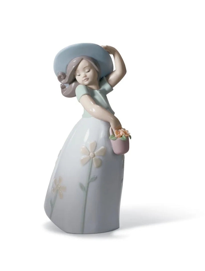 Lladrò Porcelain | Statuina "Bimba Piccola Margherita"