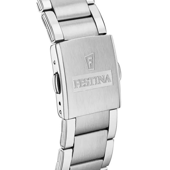 Festina |OROLOGIO FESTINA TIMELESS CHRONOGRAPH F20343/1 ARGENTO CON CINTURINO IN ACCIAIO, UOMO.