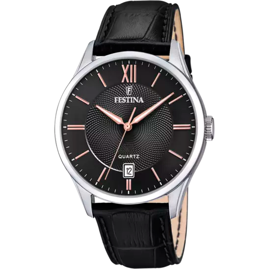 Festina| OROLOGIO FESTINA CLASSICS F20426/6 NERO CINTURINO IN PELLE, UOMO