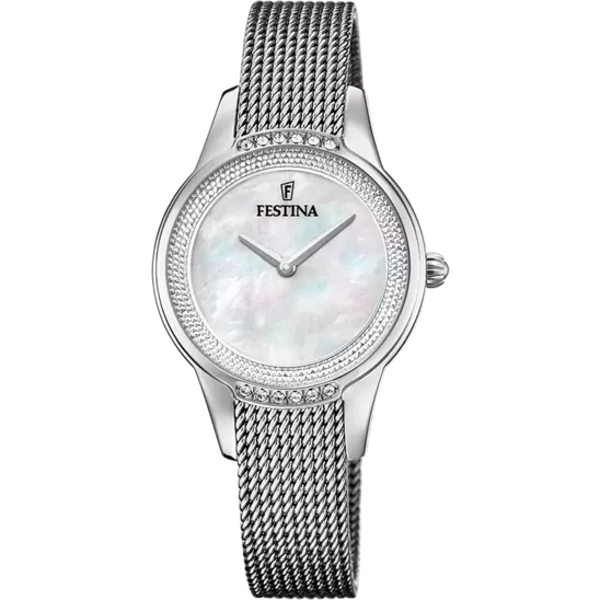 Festina | OROLOGIO FESTINA MADEMOISELLE F20494/4 BEIGE CINGHIA ACCIAIO INOSSIDABILE 316L, DONNA