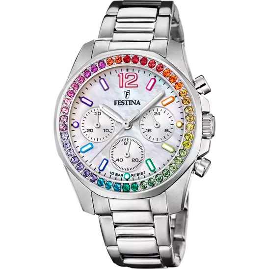 Festina |OROLOGIO FESTINA RAINBOW F20606/2 IN ACCIAIO, DONNA