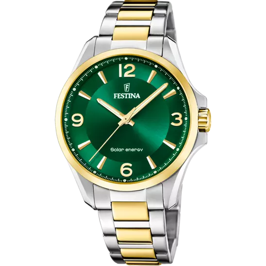 Festina | FESTINA ENERGIA SOLARE F20657/3 VERDE ACCIAIO INOSSIDABILE 316L, UOMO