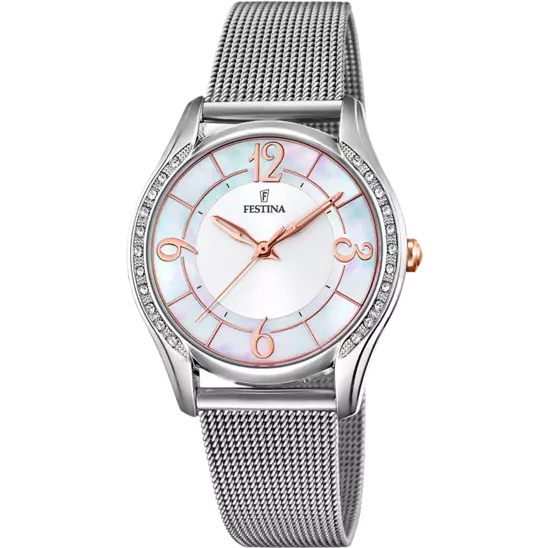 Festina | OROLOGIO FESTINA MADEMOISELLE F20420/1 MADREPERLA CINTURINO IN ACCIAIO, DONNA