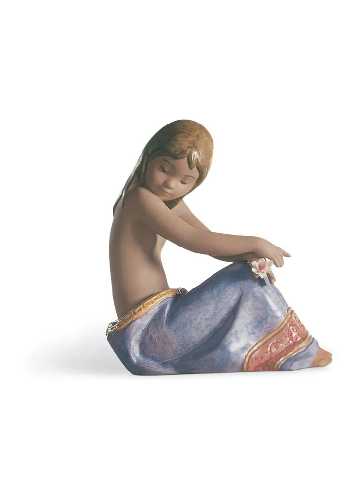 Lladrò Porcelain | Scultura "Bimba mari del sud"