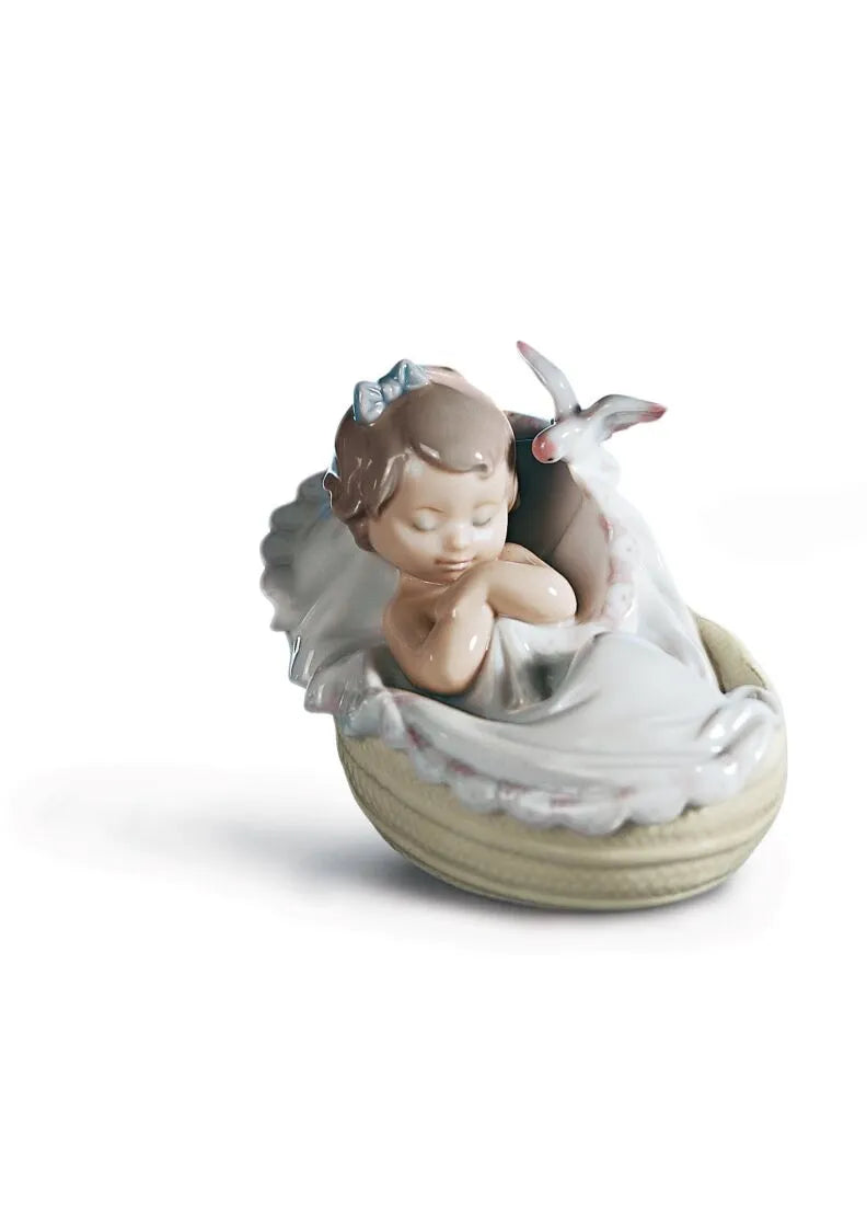 Lladrò Porcelain | Scultura "Figurina sogni d'oro"