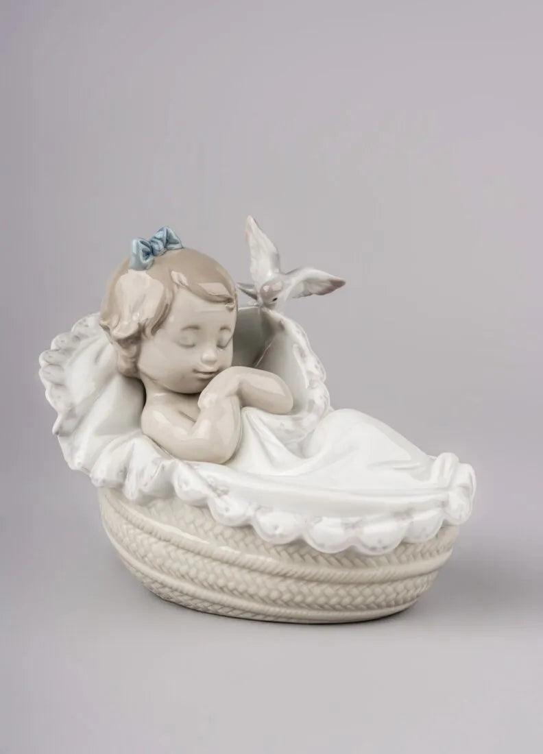 Lladrò Porcelain | Scultura "Figurina sogni d'oro"