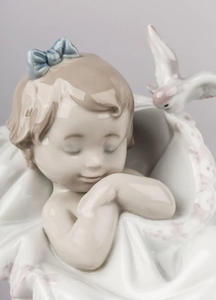 Lladrò Porcelain | Scultura "Figurina sogni d'oro"