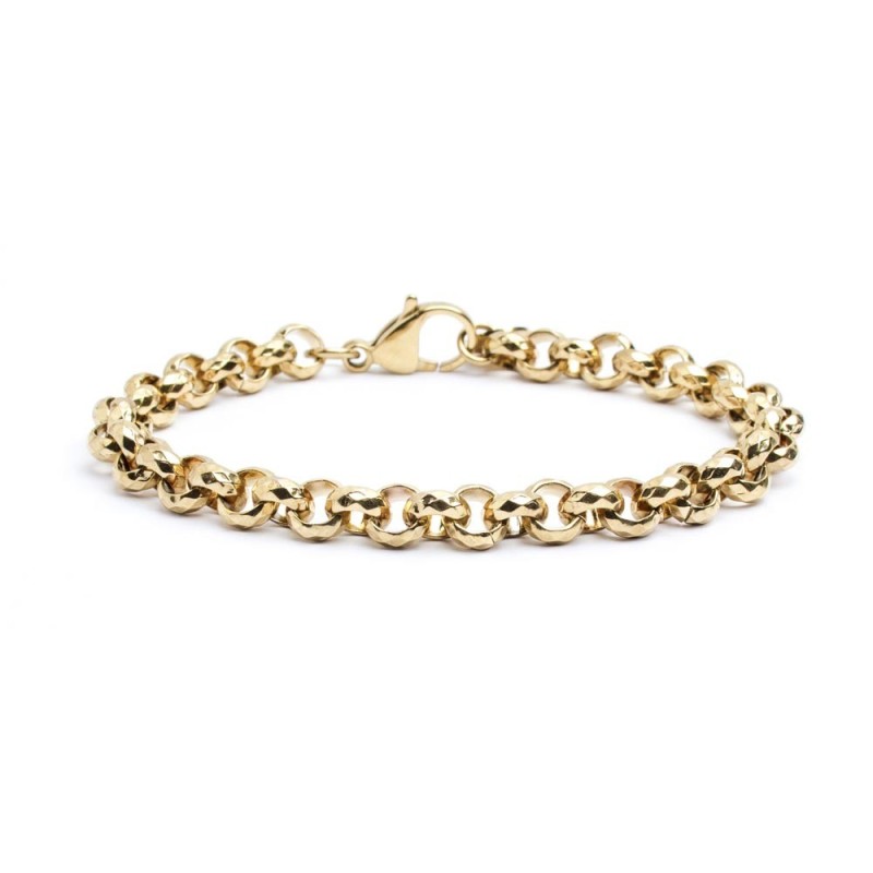 Marlù | Bracciale catena rolò diamantata