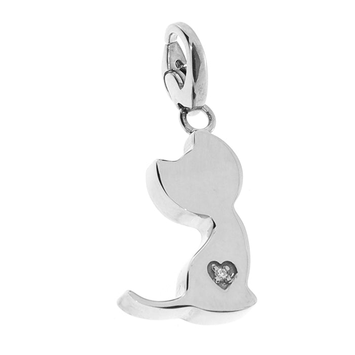 Salvini Gioielli | Ciondolo Charms of Love gatto in argento