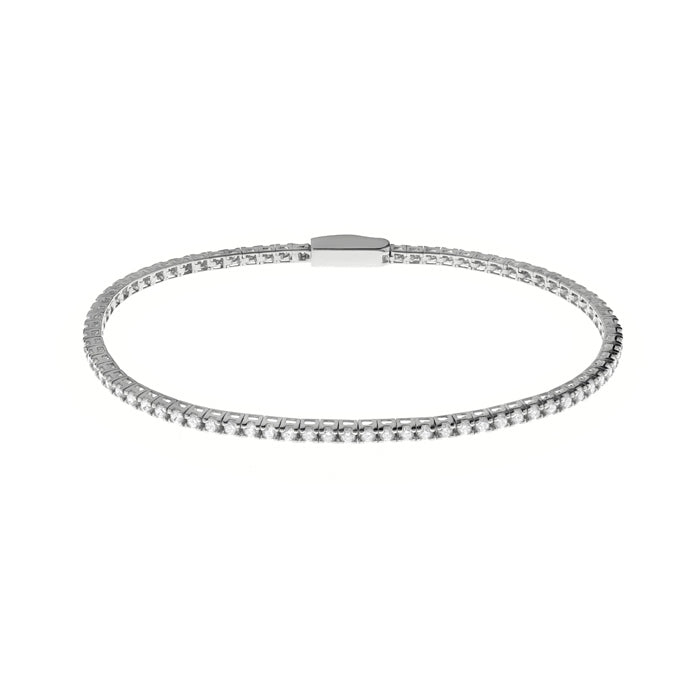 Bliss Fashion | Bracciale tennis in argento con cubic zirconia bianchi