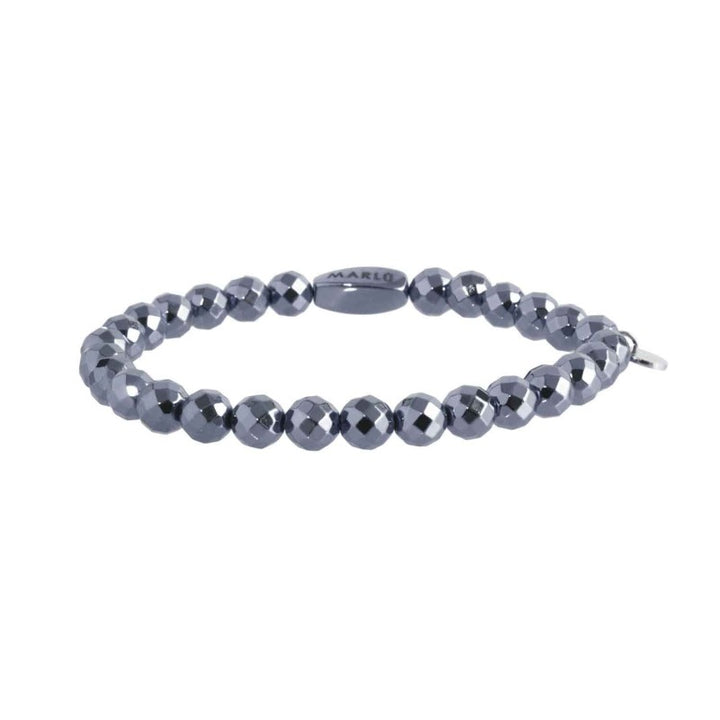 Marlù | Bracciale elastico sfere sfacettate 6mm