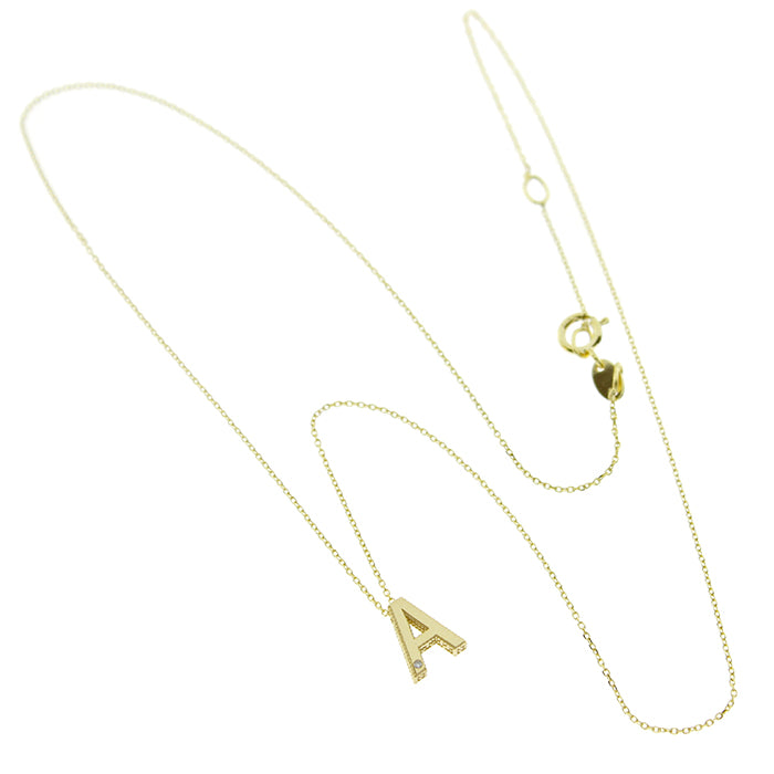 Bliss Gioielli | Collana iniziale oro giallo 9kt