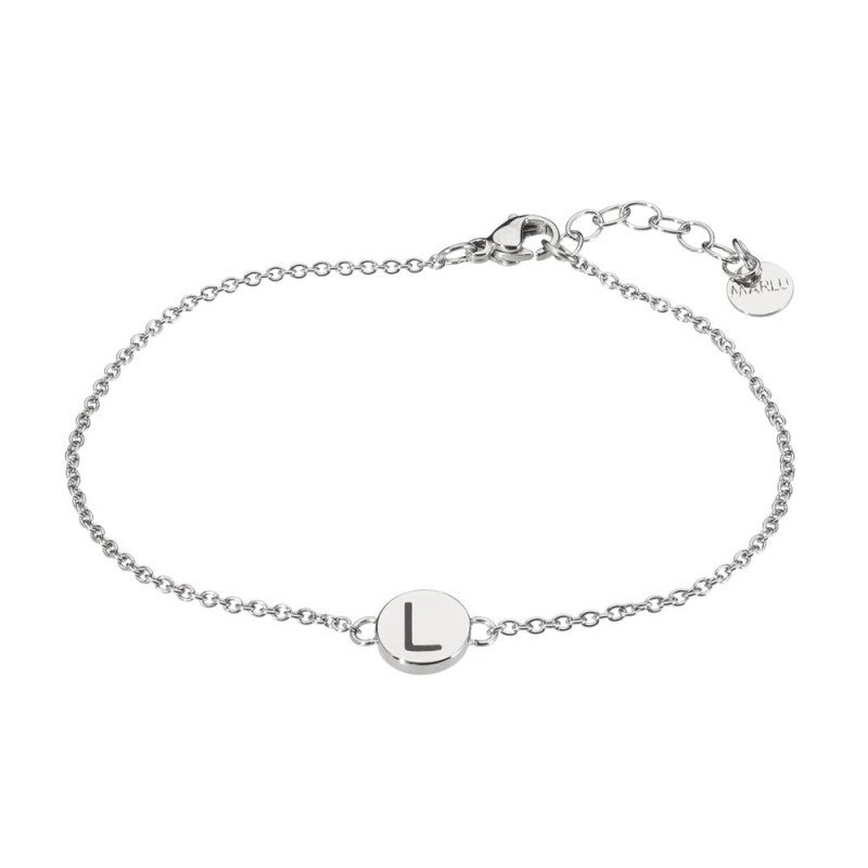 Marlù | Bracciale con lettera smaltata