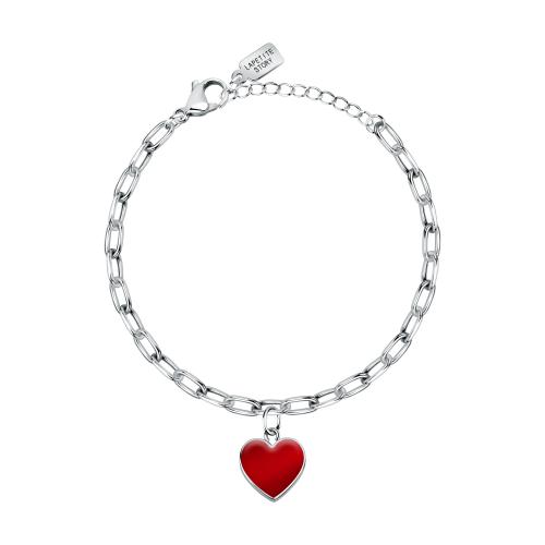 La Petite Story | Bracciale Love Cuore Rosso