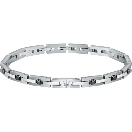 Maserati | Bracciale uomo con zirconi neri