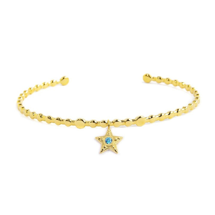 Marlù | Bracciale rigido stella pendente