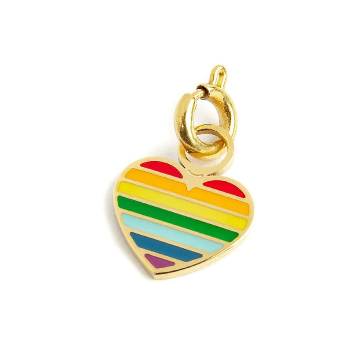 Marlù | Charm cuore arcobaleno