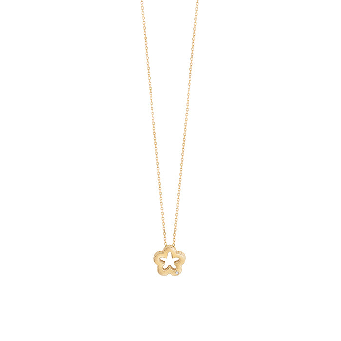 Bliss Gioielli  | Collana Fiore oro giallo 9kt