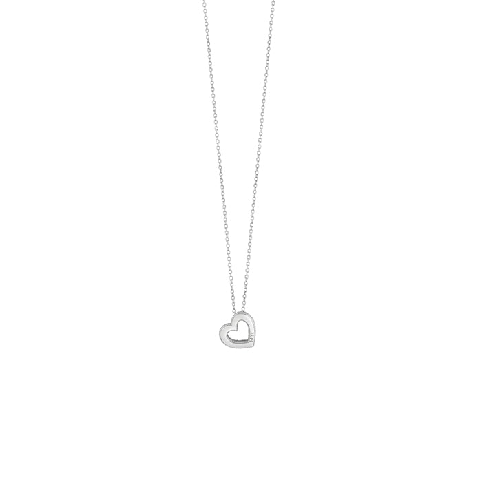 Bliss Gioielli  | Collana Heart oro bianco 9kt