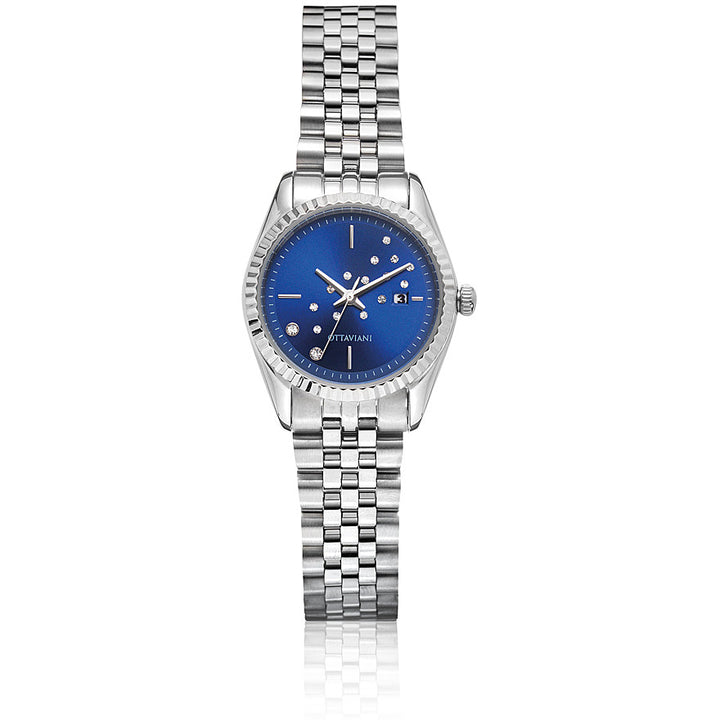 Ottaviani Watches | Orologio Donna Al Quarzo Argento e Blu