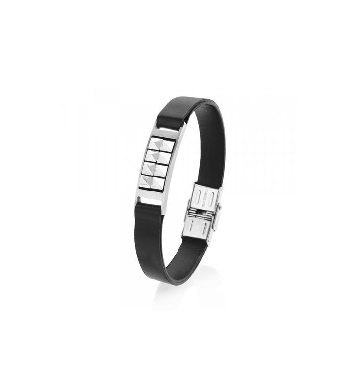 Ottaviani | Bracciale Man Silver Black