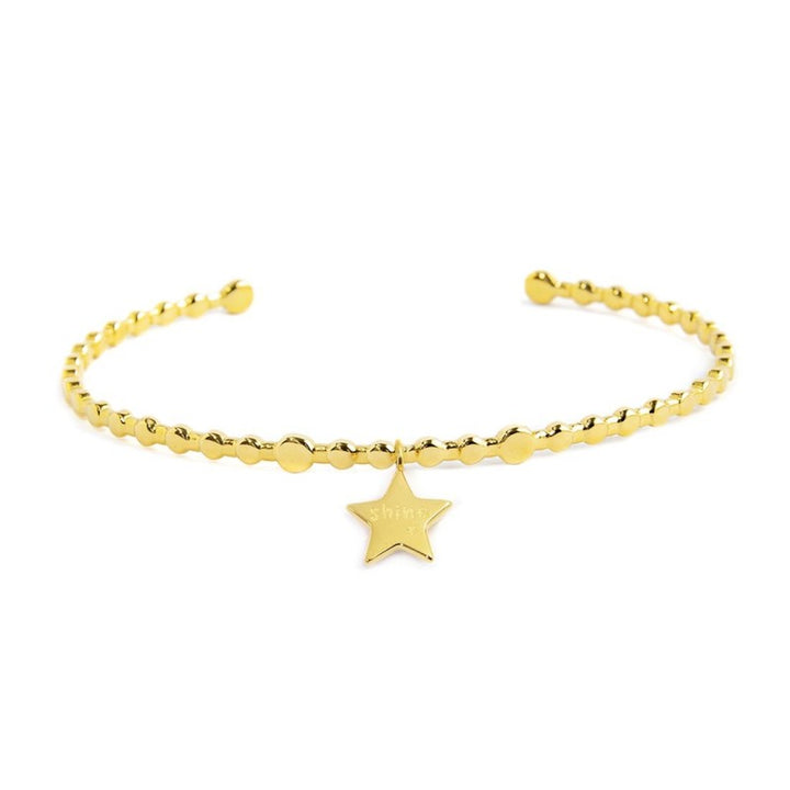 Marlù | Bracciale rigido stella pendente